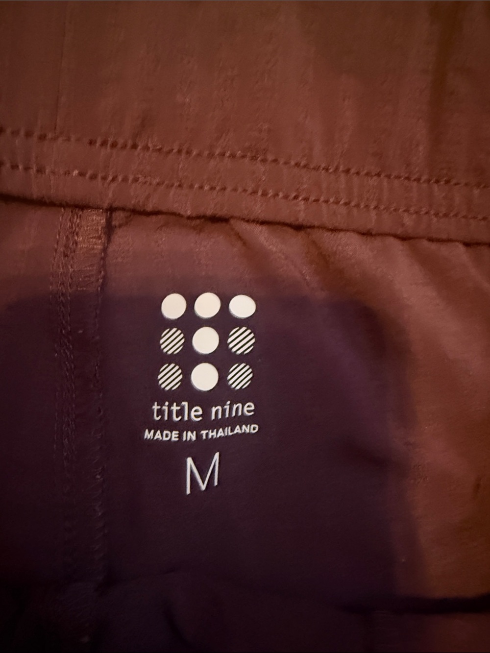 Title Nine Men's Joggers - Maroon - Picture 1 of 2